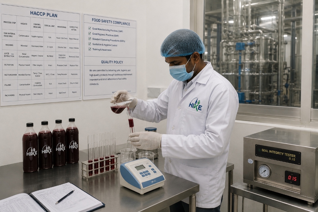 Quality Control & Food Safety Compliance