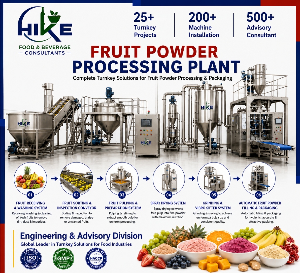 Fruit Powder Processing Plant