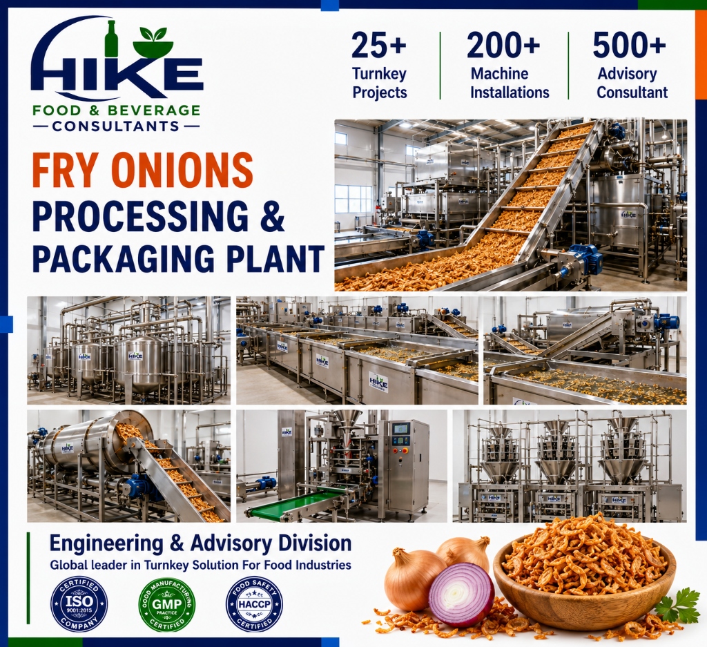 Fry Onions Processing & Packaging Plant