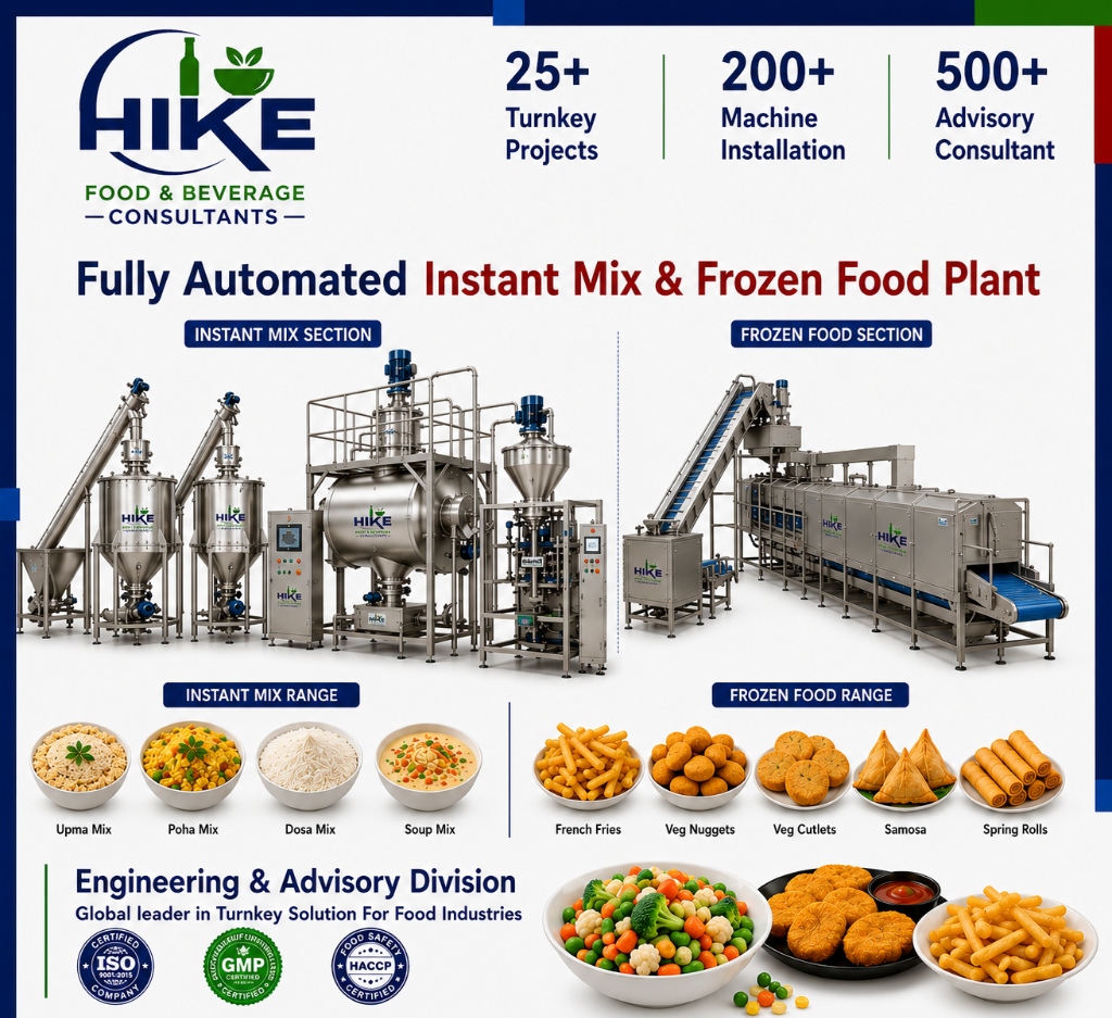 Fully Automated Instant Mix & Frozen Food Plant
