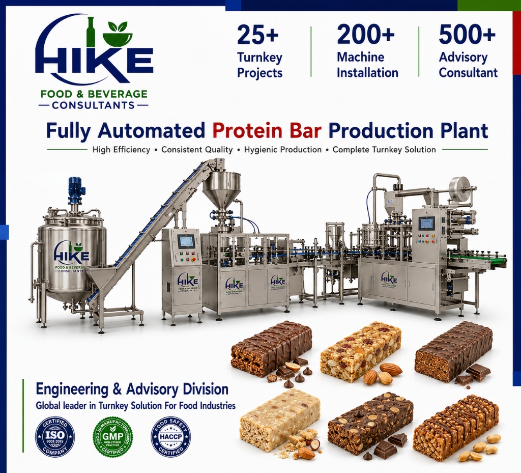 Fully Automated Protein Bar Production Plant