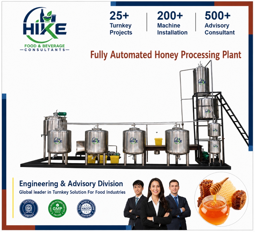 Fully Automated Honey Processing Plant