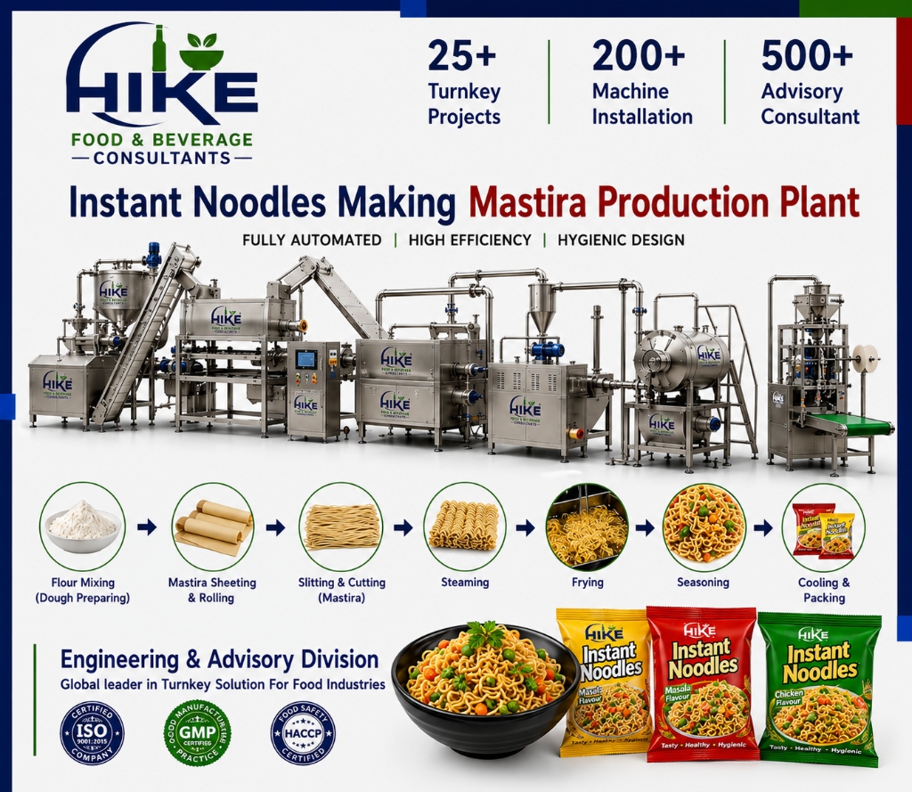 Instant Noodles Making Mastira Production Plant