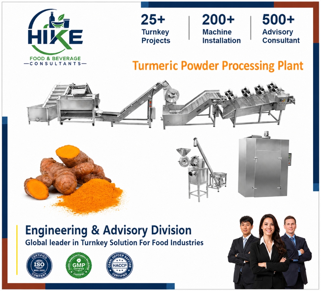 Turmeric Powder Processing Plant