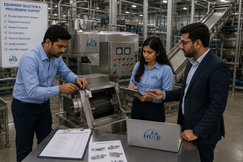 Machinery Selection & Procurement